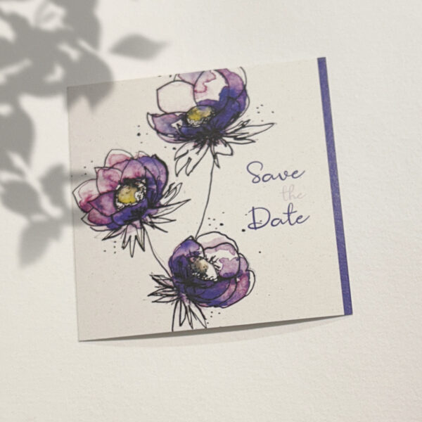 Save the date Collection Anémones