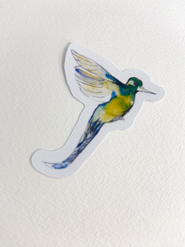 Stickers oiseau vert